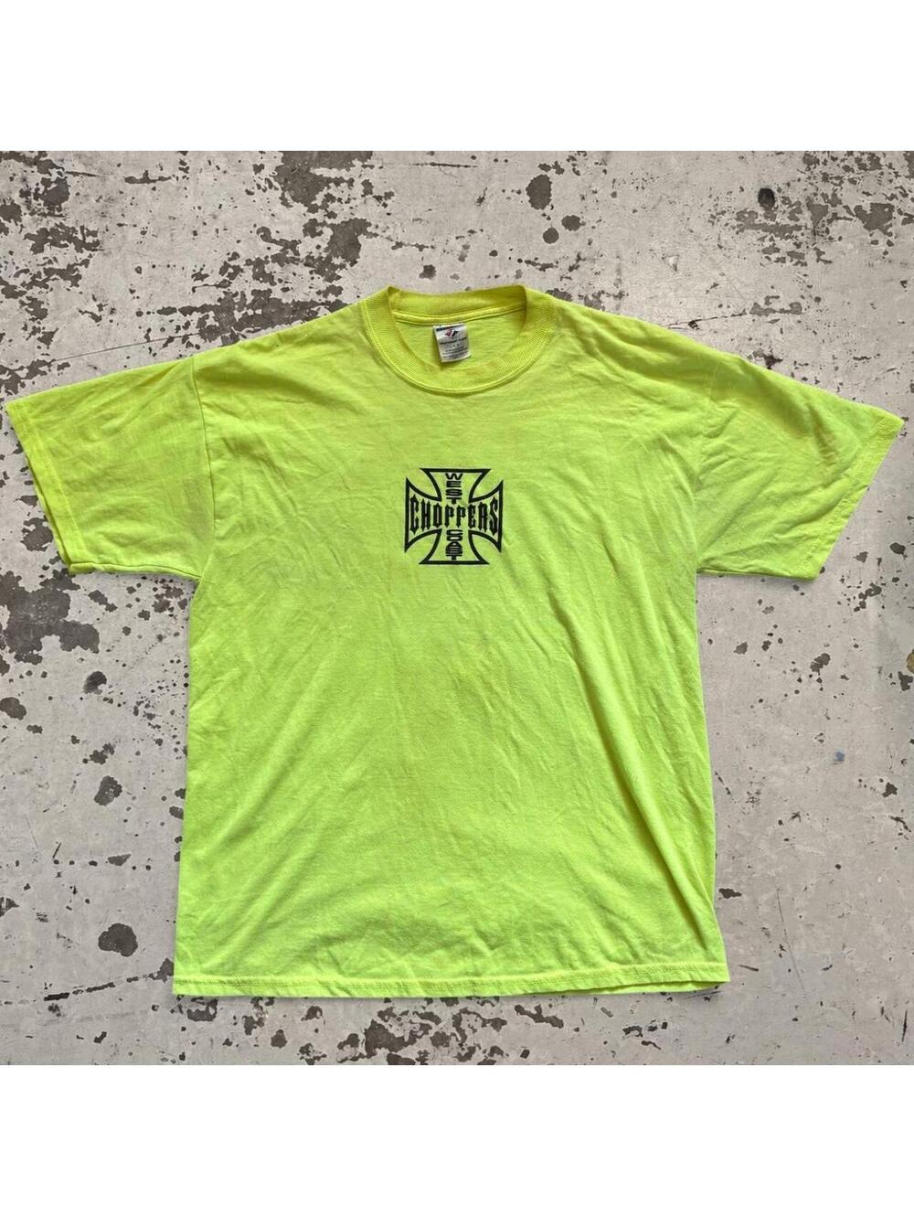 Mens Vintage Jerzees West Coast Choppers Tee Size L